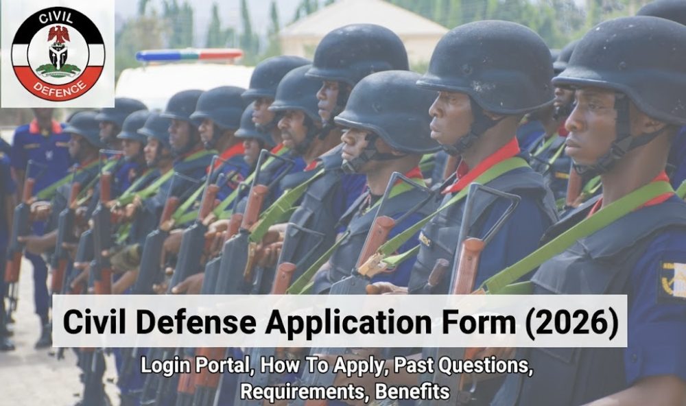 Civil Defence Application Form (2026): Login Portal, How To Apply, Past Questions, Requirements, Benefits